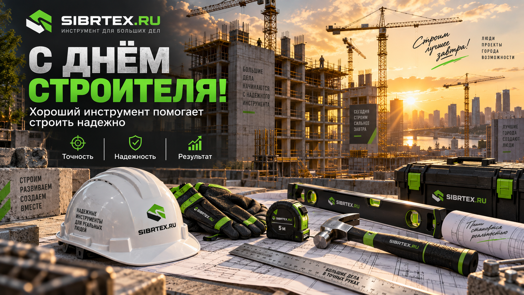 День строителя — 70 лет профессиональному празднику