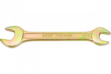 Рожковый ключ, 14x17 мм, желтый цинк СИБРТЕХ 14309