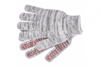 Трикотажные усиленные перчатки СИБРТЕХ гелевое ПВХ-покрытие 68182