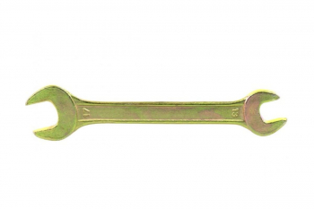Рожковый ключ, 13x17 мм, желтый цинк СИБРТЕХ 14307