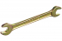 Рожковый ключ, 10x11 мм, желтый цинк СИБРТЕХ 14304
