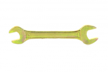 Рожковый ключ, 19x22 мм, желтый цинк СИБРТЕХ 14311