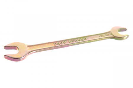 Рожковый ключ, 8x10 мм, желтый цинк СИБРТЕХ 14303