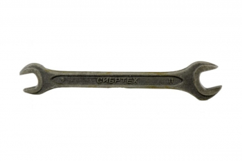 Рожковый ключ, 9x11 мм, CrV, фосфатированный, ГОСТ 2839 СИБРТЕХ 14322