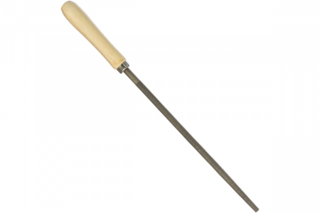 Круглый напильник СИБРТЕХ 250 мм, деревянная ручка 16129