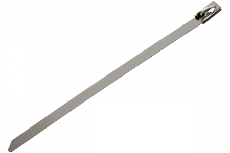 Хомуты СИБРТЕХ, 100 х 4,6 мм, нержавеющая сталь, 50 шт 45592