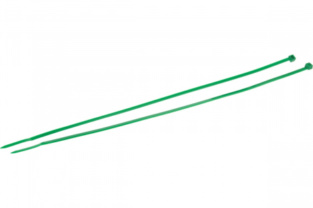 Пластиковые хомуты СИБРТЕХ, 300 * 3,6 мм, зеленые, 100 шт 45514
