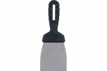 Шпательная лопатка СИБРТЕХ из нержавеющей стали, 80 мм, пластмассовая ручка 85433